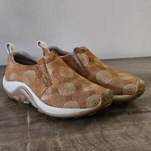 Merrell Jungle Moc Trancetigers Gold Women's Slip-On Comfort Shoes Size 6